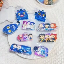 Hasbro 1 chiếc kẹp tóc acrylic hình phù thủy, thích hợp cho nữ giới để tạo kiểu tóc. - Xem 2