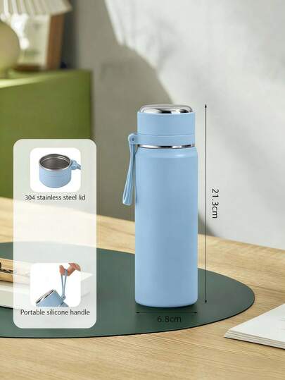 1 bình nước giữ nhiệt chân không bằng thép không gỉ 17.6oz, thích hợp cho thể thao ngoài trời, bình nước du lịch di động 17.6oz, phù hợp cho cắm trại, leo núi, tập thể dục, đồ uống ngoài trời, không cần sạc, thích hợp làm quà tặng Giáng sinh, Halloween, Ngày Valentine.