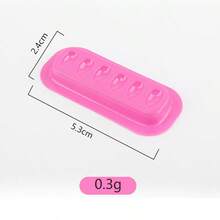 MyAoKuE-Up 100Pcs Tray For Mascara Glue, Plastic Strip-Shaped Pad For Extending Eyelash Length, Plastic Pad Tray For Eyelash Technicians, Professional Eyelash Grafting Tools. - Multicolor - View 7