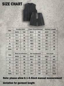 Men's Vest & Shorts 2-Piece Set, Unisex Casual Matching Outfits For Couples, Summer Streetwear, Music Festival Essentials, Perfect For St. Patrick's Day, Easter, Independence Day, Football Match, Ideal Gift-Von Dutch Dragon Print Sleeveless Tank Top And Shorts Set Vintage Streetwear Look For Men Casual Outfit With Bold Graphic Design Comfortable Fit For Daily Wear And Urban Style - Black - View 6