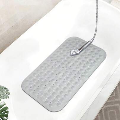1 件 PVC 防滑浴垫，带吸盘，浴室浴缸淋浴垫