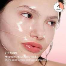 4pcs Bio-Collagen Real Deep Mask, Hydrating Overnight Hydrogel Mask, Pore Minimizing, Elasticity, Plumping Improvement, Korean Skincare, Stocking Stuffers For Teen Girls | 1.19oz(34g) X 4ea - 白色 - 查看 7