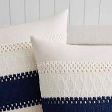 1 pieza Funda de almohada decorativa de estilo bohemio - Un azul profundo - Ver 7