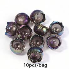 10pcs Acrylic Plated Transparent Lily Of The Valley Jellyfish Wind Chime Pendant, For Making Phone Chains, Bag Charms, DIY Handmade Jewelry Accessories - Lily Of the Valley Cover - View 10