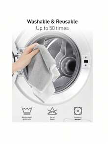 1 Roll (20pcs/50pcs) Reusable Super Absorbent Microfiber Towels - High Water Absorption, 20x20cm, Scratch-Resistant, Machine Washable, Multi-Purpose Towels Suitable For Home, Kitchen, Dining Room, Bathroom, Bedroom, Auto Detailing And Cleaning, Kitchen Cleaning Cloth, Bathroom Cleaning Cloth, Stove Cleaning Cloth, Car Cleaning Cloth, Kitchen Supplies, Bathroom Supplies, Auto Supplies, Cleaning Supplies, Women's Gift - A - View 5