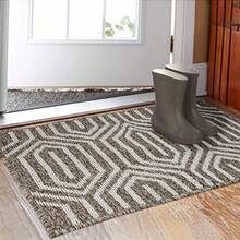 Felpudo interior de 32 x 48 pulgadas tapete absorbente para puerta delantera trasera con respaldo de goma antideslizante alfombra interior de barro para puerta de entrada lavable a máquina - 32x48 - Ver 8