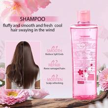 樱花沐浴护发三件套（每件120毫升）——温和清洁洗发水、滋养护发素和舒缓沐浴露 | 修护受损发质，减少毛躁和分叉，以清新樱花香氛滋养肌肤 | 适合所有肤质和发质 - 120ml - 查看 3