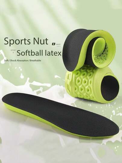 Screw Cap Style Sports Insoles Wholesale, Thick Summer Version, Unisex, Sweat-Absorbing & Shock-Absorbing, Soft Bottom Comfortable, Suitable For Basketball Sports