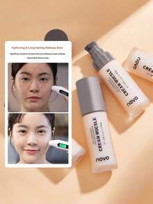 NOVO Luminous Cream Foundation, Oil Control Waterproof Concealer Long-Lasting Makeup, Suitable For Any Makeup Look, Perfect Makeup Effect, Ideal For Commuting And Travel - 01# Porcelain Gloss - View 2