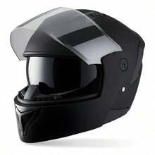 Casco De Motocicleta Con Visera Abatible Sport Dot - Gris oscuro - Ver 1