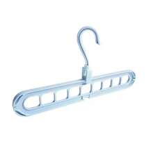 Móc treo quần áo 9 lỗ tiết kiệm không gian - Thiết kế gấp gọn bền chắc, tiện lợi và hiệu quả để cất giữ áo sơ mi, quần tây và túi xách. - Nhiều màu - Xem 9