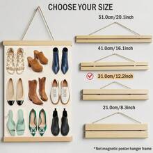 1幅黑白复古高跟鞋墙面艺术帆布画，复古高跟鞋海报，奢华鞋履装饰，北欧风格高跟鞋装饰，适用于客厅、卧室、办公室，可作礼物，带框或不带框 - 彩色 - 查看 18