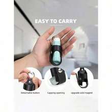 1PC,Asthma Inhaler Keychain Holder,Outdoor Portable Mini Cough Spray Bottle Holster,Travel Essential, Casual Style Cough Bottle Protector,Cough And Asthma Single Inhaler PU Leather Case At Night, And Carry On Medicine Bottle Storage Bag, Unisex Casual Keychain Pouches For Asthma Inhaler And Cough Syrup Bottle Bracket, Portable Protective Camping Travel Organizer Pouch, Lightweight And Convenient For Going Out (Inhaler Not Included) - 彩色 - 查看 6