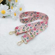 3.8CM 彩色花卉印花可調節替換包包肩帶 - 彩色 - 查看 7