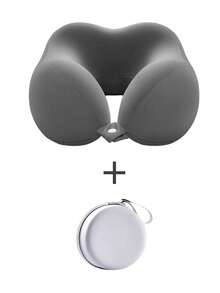 【2026新款热销】U型记忆棉颈枕，带收纳袋，便携旅行午睡枕，慢回弹颈枕，办公室午睡必备，飞机旅行颈椎枕。可拆卸机洗，提供颈部支撑——旅行必备。 - 彩色 - 查看 14