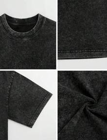 Bad Bunnny Posters And Art Prints12 Washed T Shirt - màu đen - Xem 3