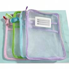 Bolsa de Asignatura A4, Capacidad Grande de 3 Capas, Almacena Fácilmente Exámenes y Folletos. Apertura Grande en Forma de L, Malla Transparente, Organización de la Sala de Estudio a Simple Vista. Herramienta de Clasificación de Asignaturas, Adecuada para Sala de Exámenes y Aprendizaje Diario - Conjuntos - Ver 2