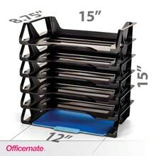 Achieva Charola portahojas 6 Pack Negro - Negro - Ver 2