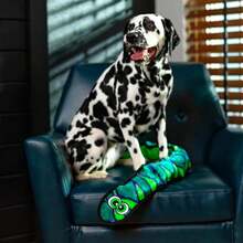 Outward Hound Durablez Snake U2013 Squeaky Plush Dog Toy, No Stuffing For Less Mess, Interactive &Amp; Tough, 6 Jumbo Squeakers, Puppies &Amp; Dogs, X-Large, 40" - ColorA - 查看 4