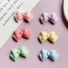10/20/30/50pcs Stiker Resin DIY Motif Polkadot Warna Macaron, Stiker dengan Alas Datar, Cocok untuk Membuat Anting, Aksesori Rambut, Perhiasan, dan Dekorasi Kerajinan Tangan Lainnya - Warna Acak - MultiWarna - View 7