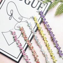 [Free Shipping]Decorative Bra Straps,Removable Invisible Floral Bra Straps Replacement For Bra,Shoulder Straps For Tops Dress - Orange - View 4