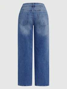 Quần jean nữ denim có thể giặt được - Mẫu quần thời trang thường ngày đa năng cho mùa xuân - Rửa tối - Xem 5