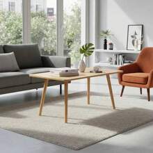 Mesa De Centro Baja Cuadrada Mesita Para Salón Y Dormitorio - Bastante - Ver 1