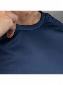 Under Armour Unisex Spring 2026 New Football Training Sports Running Fitness Breathable Short Sleeve T-Shirt 24500509-408 - Blue - View 7