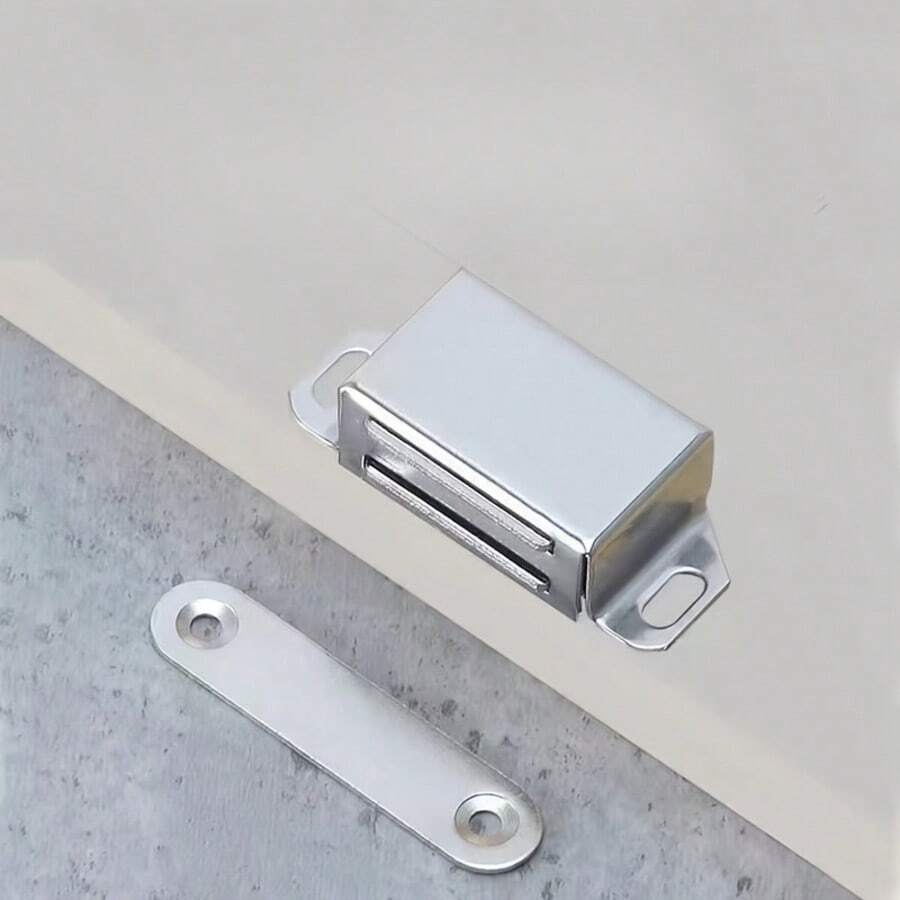 4/8pcs Stainless Steel Magnetic Cabinet Door Catches, Suitable For Wardrobes, Shoe Cabinets, Etc.