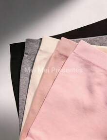 Set Of 3 Women's Solid Color Boxer Briefs, Comfortable, Soft, Premium Quality, Assorted Colors - 彩色 - 查看 2