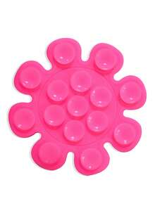 1pc/2pcs 5 Color Options Silicone Double-Sided Suction Cup Round Mobile Phone Holder, Portable Movable Phone Stand - Multicolor - View 18