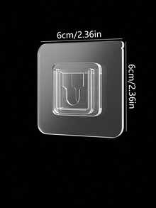 1pc Transparent Toothbrush Holder, Wall-Mounted Storage Rack With Compartments, Storage Rack For Toothpaste And Toothbrushes, Creative No-Drill Bathroom Storage, Can Hold Toothbrushes, Combs, And Razors, Home Bathroom Decoration, Suitable For Various Surfaces, Holder For Toothbrushes And Cosmetics, Designed To Save Space, Serves As A Storage Rack On Bathroom Sinks, Toilets, And Countertops - Multicolor - View 9