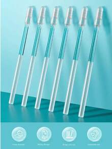 Gentle Ear Cleaning Sticks, Pain-Free Earwax Remover Kit For Adults, Reusable Silicone Earwax Removal Tool With Easy-Clean Design,  Spiral Ear Pick For Itchy Ears, Home Ear Care Set - 查看 5