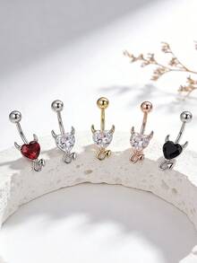 1 chiếc dây đeo bụng hình trái tim ma quỷ gợi cảm, thích hợp cho bãi biển, tiệc tùng, lễ hội và phong cách cá nhân. - con quỷ nhỏ - Xem 9