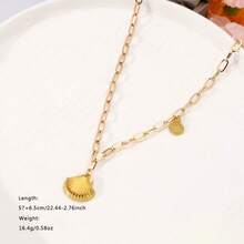 1. Dây chuyền ngọc trai giả bằng thủy tinh hình vỏ sò, kiểu dáng mùa hè mới, thích hợp làm quà tặng đi nghỉ mát cho nữ. - Nhiều màu - Xem 5