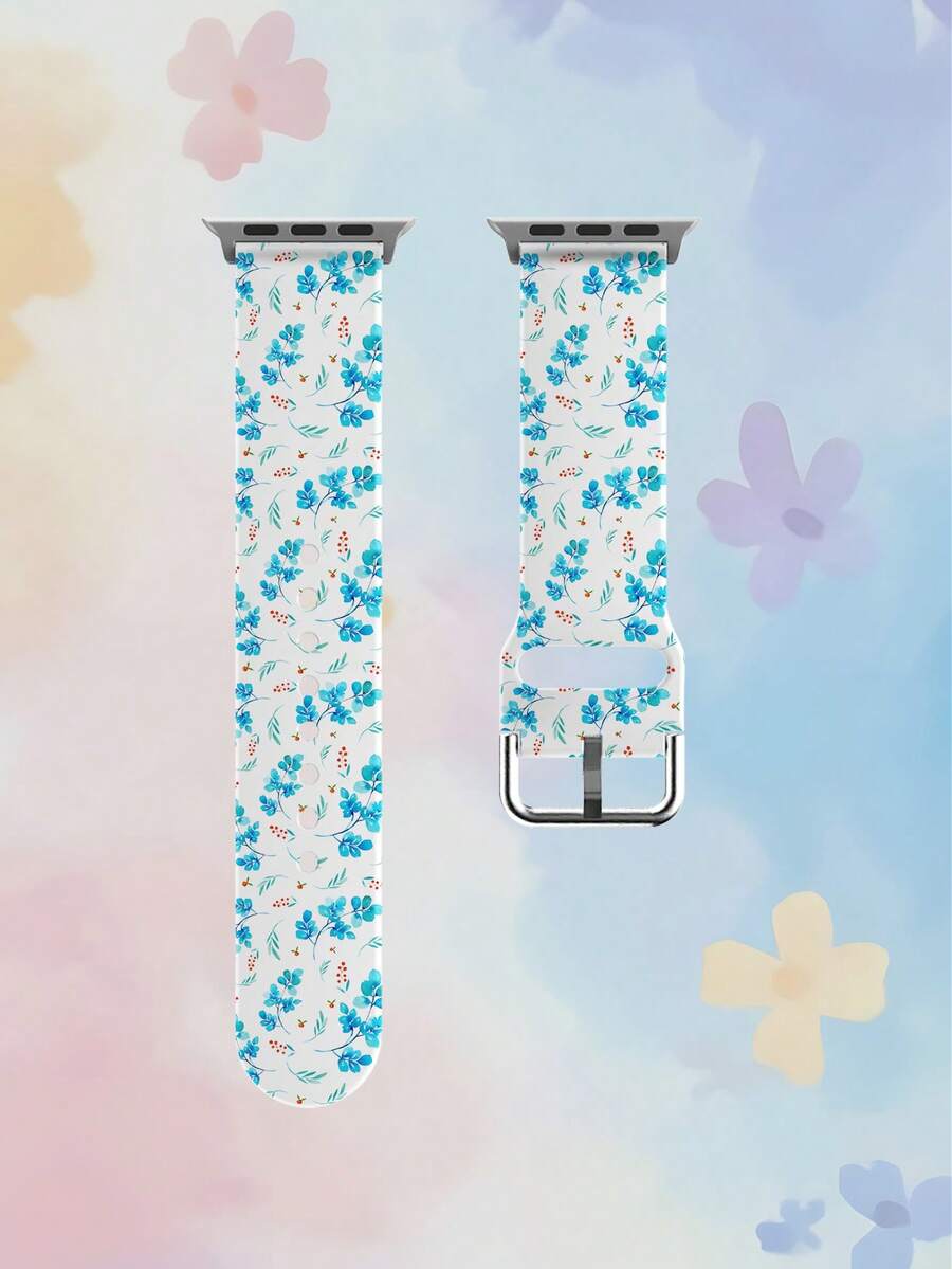 1条柔软弹性透气腕带替换表带，兼容 38mm 40mm 41mm 45mm 44mm 42mm 49mm，时尚休闲硅胶表带，适用于 Ultra系列SE/9/8/7/6/5/4/3/2/1 - 彩色 - 查看 1