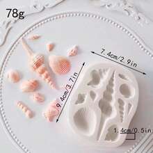 Mermaid Theme Cake Fondant Mold - Seahorse, Seashell, Starfish, Mermaid Tail Silicone Mold For Cake Decorating, Chocolate, Candy, Polymer Clay, Cupcake Topping, Sugar Art. DIY Baking Tool - View 11