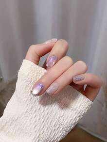 Miss Leia 1-6 Esmalte de uñas en gel de bola de cristal de ojo de gato de 15 ml para primavera/verano, esmalte de uñas de ojo de gato blanco porcelana de cristal claro a la luz de la luna, base transparente de gel de color, adecuado para principiantes, curado UV/LED, semi-permanente, adecuado para salones, DIY, fiestas de vacaciones, regalos para damas, suministros de arte de uñas - Multicolor - Ver 7
