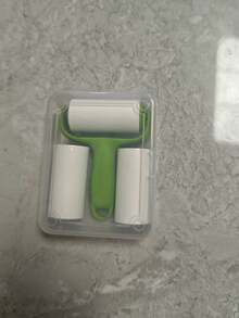 1 set portabil mini rolă de scame - 1 mâner rolă + 3 role de schimb, adeziv puternic pentru îndepărtarea părului de animale, mâner reutilizabil, potrivit pentru animale de companie/haine/covoare/scaune auto, esențial pentru proprietarii de animale de companie - Multicolor - Vizualizare 16
