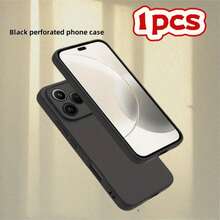 Ốp lưng điện thoại chống rơi màu đen, đục lỗ chính xác, tương thích với Honor X60 Pro 5G, X9C 5G, Magic 7 Lite, X9C Smart 5G, MAGIC 7 PRO 5G, PLAY 9C 5G, 200 Smart 5G, Play 9T 5G, X7C 4G, X6B 4G, 200 PRO 5G, X8C 4G và các dòng máy khác. Ốp điện thoại, ốp chống rơi, ốp trong suốt, ốp tối giản, ốp màu trơn, ốp TPU chống rơi. - màu đen - Xem 1