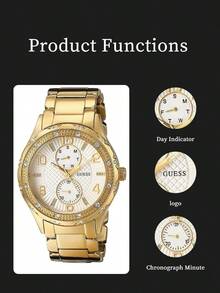 Guess Reloj de señora Limelight Crystal Pink W0442L2 - Dorado - Ver 5