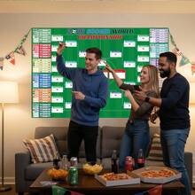 2026年世界杯赛程海报，尺寸为38.58英寸*27.56英寸，2026年世界杯足球迷周边产品，足球比赛海报，派对装饰比赛墙贴 - 2026世界杯 - 查看 4