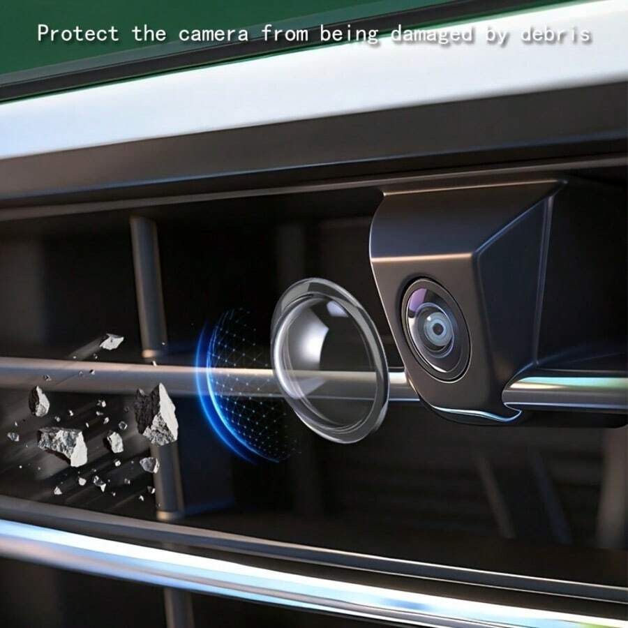 Ốp bảo vệ trong suốt 360° không bị cản trở cho camera trước và sau xe hơi, bảo vệ hiệu quả ống kính khỏi trầy xước.