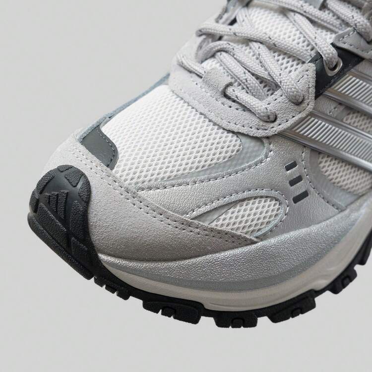Adidas SHADOW FEVER “下班鞋” 明星同款 稳定缓震回弹厚底复古百搭厚底运动鞋 - 淺灰色 - 查看 8