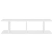 Mensole a muro, 2 pezzi, bianche, 75x18x20 cm, materiale a base di legno - 1PC - Visualizzare 5