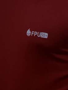 Camiseta Manga Longa Com Proteção UV FPS50 Feminino - Vinho - Visão 2
