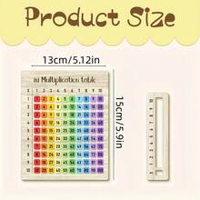 1 pieza Pizarra blanca con tabla de multiplicar, adecuada para el aula de matemáticas y como regalo de vuelta a clases - Talla única - Ver 6