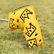 Cheese Crown Design Style - Golf Putter Cover, Golf Fashion Club Cover, Accessories Suitable For Outdoor Enthusiasts Of Both Genders, It Is A Golf Club Protective Cover Worth Having. - Multicolor - View 9