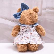 1pc Dress Outfit Suitable For 28cm Teddy Bear, Skirt Set Clothing - Multicolor - View 7