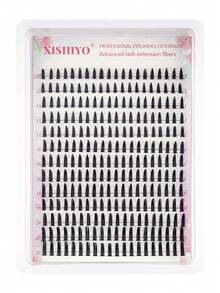 260pcs Cartoon Style Spiky Eyelash Clusters, Anime Eyelash Clusters, Spiky Individual Eyelashes 12-20mm Length, DD/D Curl, Fairy Style Individual Eyelash Clusters, Natural False Eyelashes - D - View 3